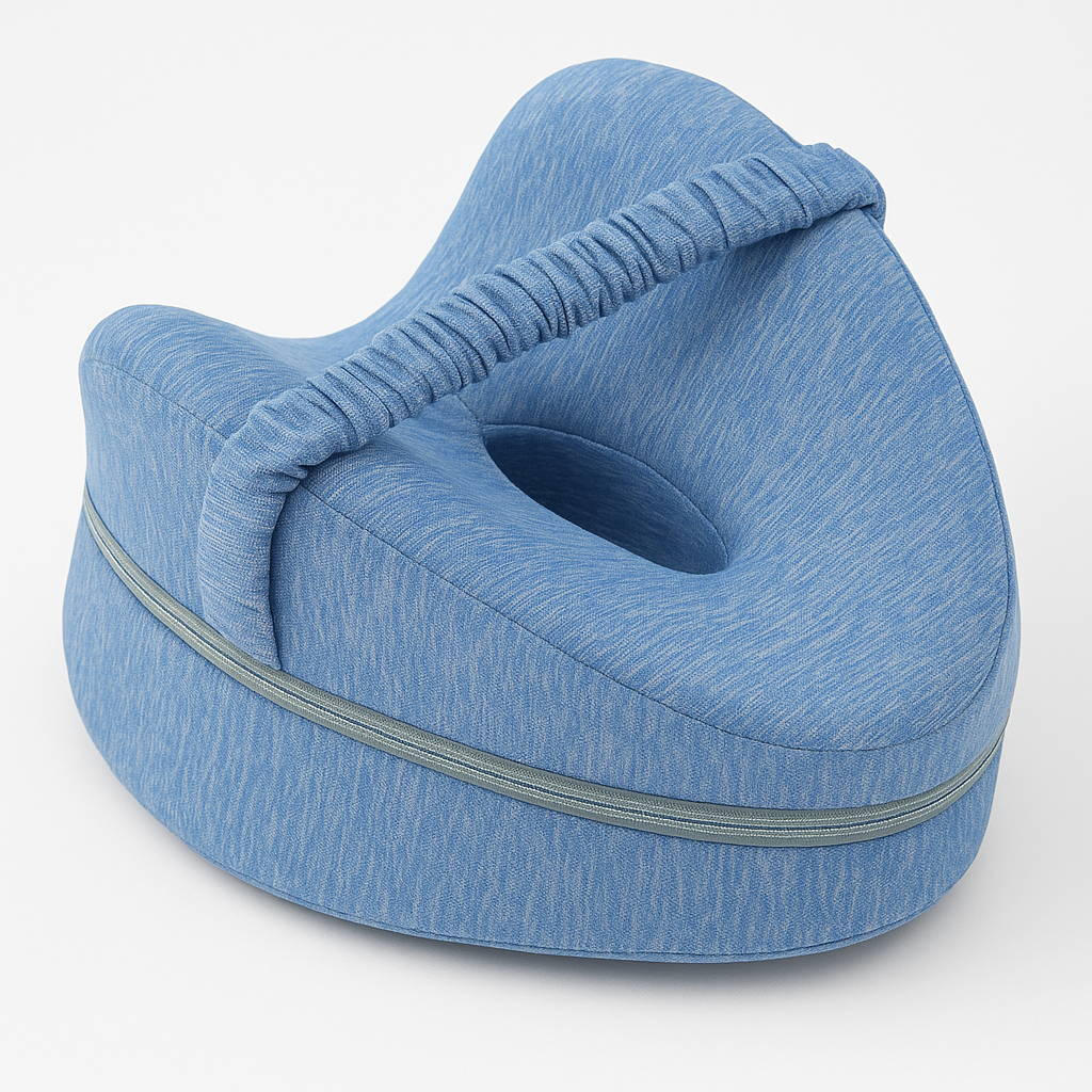 Ergonomic Memory Foam Leg Pillow – Ultimate Comfort & Pain Relief for Side Sleepers, Pregnancy & Sciatica
